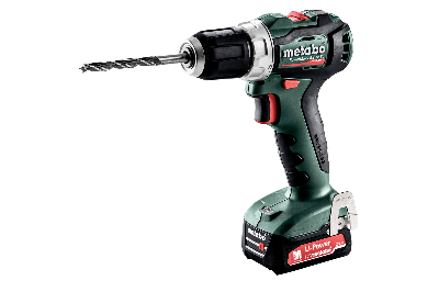 Дрель-шуруповерт аккумуляторный PowerMaxx BS 12 12В, 2х2.0Ач LiIon,кейс Metabo 601038500