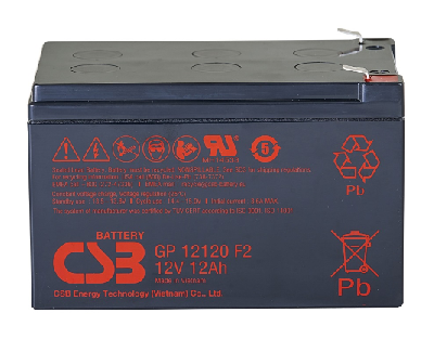 Аккумулятор GP 12В 12Ач CSB CSB GP12120 Аккумулятор GP12120 F2