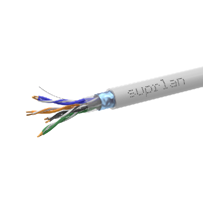 Витая пара FTP 4 пары AWG 25 Cat.5e внутренняя Cu Light (FTP 4x2x0,44 5e In/Cu) SUPRLAN 01-1004