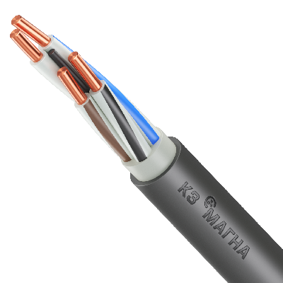 Кабель силовой ВВГ нг (А) LS 4х16-ок-06ТРТС однопроволочный МАГНА УТ000027050