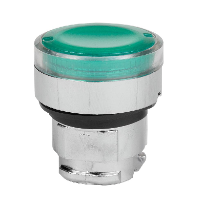 Головка кнопки OptiSignal D22 A4-PL-3 с подсветкой зеленая металл ZB4BW333 КЭАЗ 332257