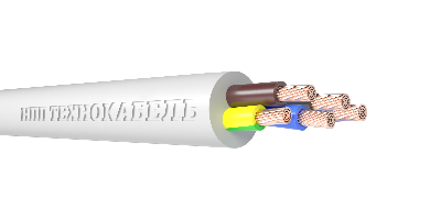 Провод ПВС 5х1,5 (4х1,5+1х1,5) ТРТС Технокабель НПП 00-00148779