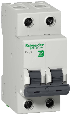 Выключатель автоматический двухполюсный 16A C 4.5кА EASY 9 Schneider Electric EZ9F34216