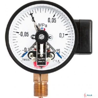 Манометр с электроконтактной приставкой исп. V радиальный ТМ-510Р.05 0...0,6 МРа 1/2' кл.1.5 РОСМА 00000007334