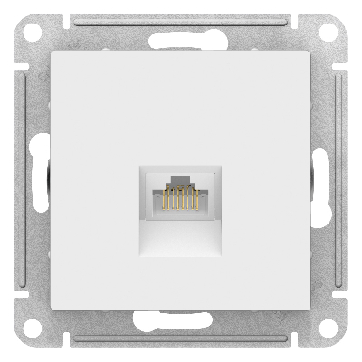 ATLASDESIGN РОЗЕТКА компьютерная RJ45, кат. 5Е, механизм, ЛОТОС Systeme Electric ATN001383