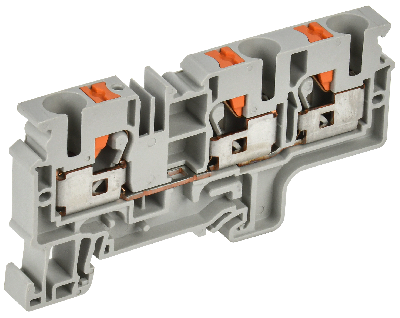 Колодка клеммная CP-MC 3 вывода 10мм2 серая IEK YCT22-00-3-K03-010