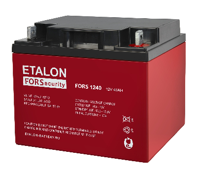 Аккумулятор 12В 40Ач ETALON BATTERY FORS 1240 200-12/40S