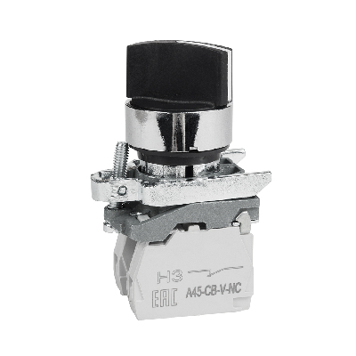 Переключатель OptiSignal D22 C4-S-25 2 положения металл 1НО+1НЗ XB4BD25 КЭАЗ 332171