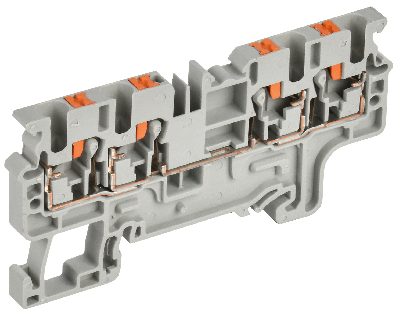 Колодка клеммная CP-MC 4 вывода 2,5мм2 серая IEK YCT22-00-4-K03-002