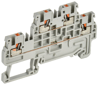 Колодка клеммная CP-ML 2 ур. 1,5мм2 серая IEK YCT23-00-2-K03-001