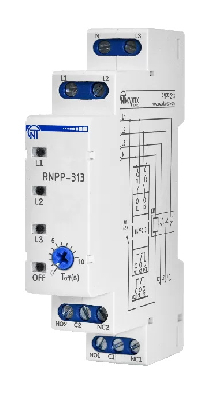 Реле напряжения, перекоса и последовательности фаз РНПП-313 Новатек-Электро 3425600313