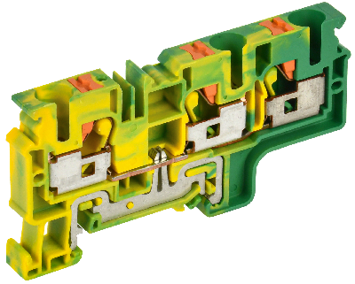 Колодка клеммная CP-MC-PEN земля 3 вывода 10мм2 IEK YCT22-03-3-K52-010