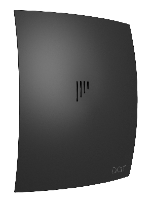 Вентилятор осевой вытяжной с обратным клапаном D125 декоративный DiCiTi BREEZE 5C Matt black 00-99004403