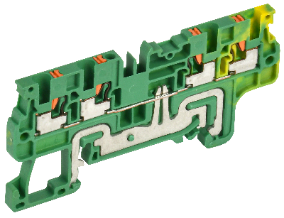 Колодка клеммная CP-MC-PEN земля 4 вывода 1,5мм2 IEK YCT22-03-4-K52-001