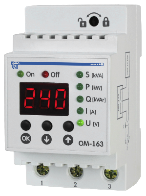 Ограничитель мощности ОМ-163 однофазный Новатек-Электро 4325604063