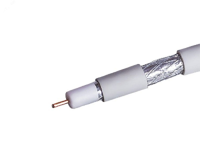 Кабель коаксиальный RG-6 белый CCS 1,02 / Conduct. 18% / Al 48х0,12 / PVC Net.on 100м (RG-6/48 ССS) SUPRLAN 03-0103