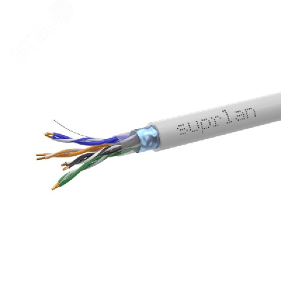 Витая пара Standard FTP 5e 4x2xAWG24 Cu PVC In. 305м SUPRLAN 01-1031-1