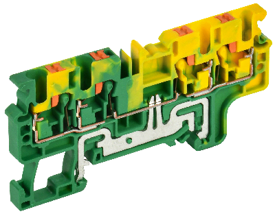 Колодка клеммная CP-MC-PEN земля 4 вывода 2,5мм2 IEK YCT22-03-4-K52-002