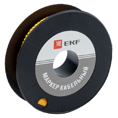 Маркер кабельный 2.5кв.мм 2 (1000ед) (ЕС-1) EKF plc-KM-2.5-2