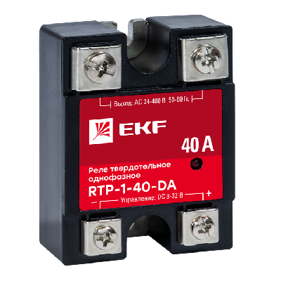 Реле твердотельное однофазное RTP-40-DA EKF rtp-1-40-da