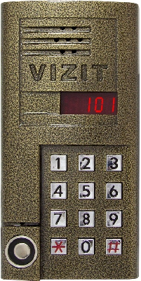 Блок вызова аудиодомофона Vizit БВД-SM101T