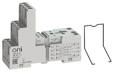 Розетка трёхъярусная ORS-M для реле ORM 4C ONI ORS-M-2-4-G