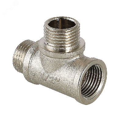 Тройник ВВН 1/2'х1/2'х1/2' переходной, никелированный VALTEC VTr.134.N.0004 S13410004