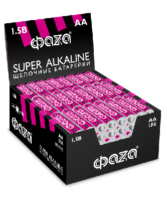 Элемент питания алкалиновый, LR 6(АА) Super Alkaline 4шт ФАZА 2854643