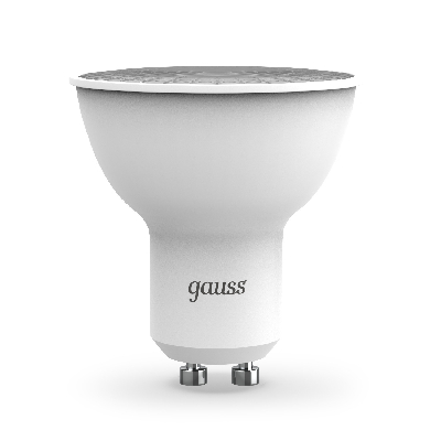 Лампа светодиодная LED 7 Вт 600 лм 3000К AC150-265В GU10 софит MR16 теплая  Black Gauss GAUSS 101506107