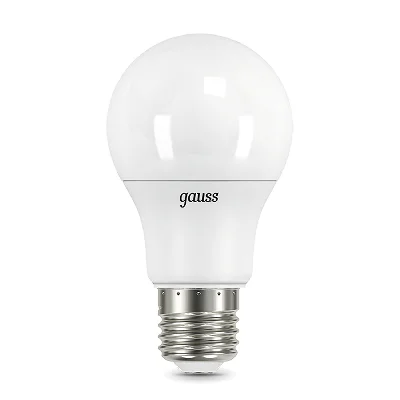 Лампа светодиодная LED 10 Вт 880 лм 3000К AC150-265В E27 А60 (груша) теплая Black GAUSS 102502110