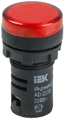 Лампа AD22DS LED матрица 22мм красный 230В IEK BLS10-ADDS-230-K04