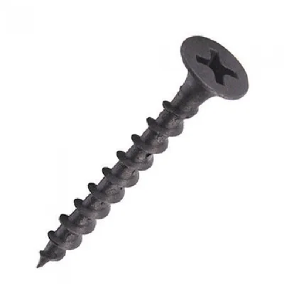 Саморез гипсокартон/дерево 3.5х35 черный Крепдил screw-GD-35-sht