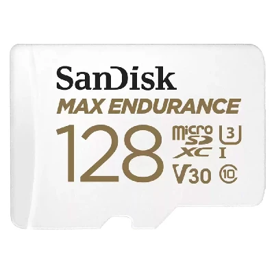 Карта памяти 128GB MicroSD MAX ENDURANCE V30, U3, SDXC, 100 МБ/с, Class 10 + адапер SD