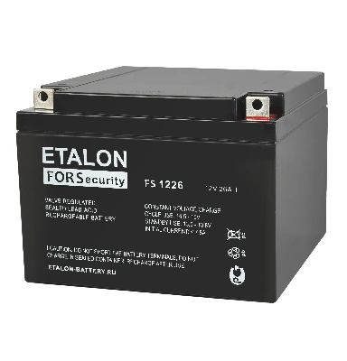 Аккумулятор FS 12В 26Ач ETALON BATTERY FS 1226 100-12/26S