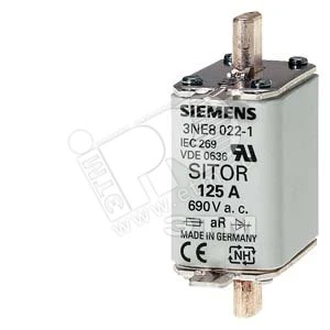 Вставка плавкая SITOR 80A AC 690V DIN 43620 типоразмер 00 SIEMENS 3NE8020-1