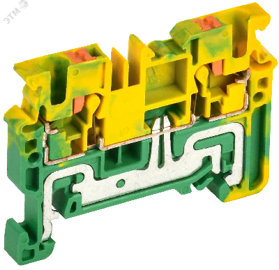 Колодка клеммная CP-PEN земля 2,5мм2 желто-зеленая IEK YCT21-00-K52-002