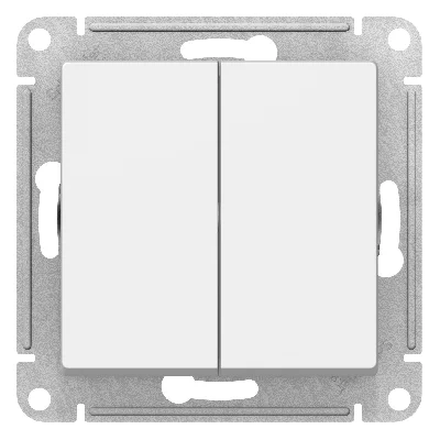 ATLASDESIGN 2-клавишный ВЫКЛЮЧАТЕЛЬ, сх.5, 10АХ, механизм, ЛОТОС Systeme Electric ATN001351