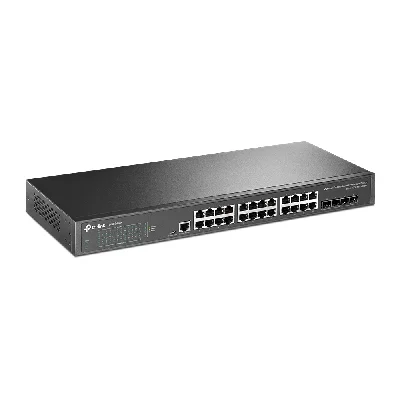 Коммутатор управляемый L2 28 портов, 24хRJ45 10/100/1000 Мб/с, 4хSFP+ TP-Link TL-SG3428X 1000605154