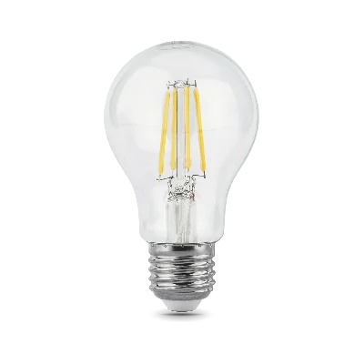 Лампа Gauss Filament А60 8W 740lm 2700К Е27 LED 1/10/40 GAUSS 102802108