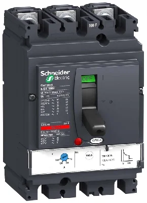 Выключатель автоматический NSX100B TM25D 3P3D термомагнитный расцепитель Schneider Electric LV429556