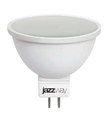 Лампа светодиодная LED 9Вт MR16 GU5.3 теплый JazzWay 2859754A