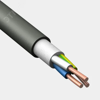 Кабель силовой ППГнг(А)-HF 3х1,5(N, PE) - 0,66 (бухта 100м) Конкорд 4672