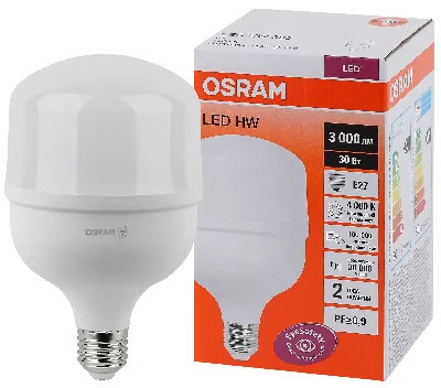 Лампа светодиодная LED HW 30Вт E27 (замена 300Вт) белый OSRAM LEDVANCE 4058075576773