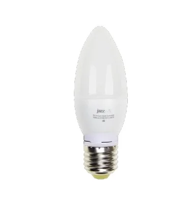 Лампа светодиодная LED 5вт E27 400Лм теплый матовая свеча 230V/50Hz ECO JazzWay 2855312A