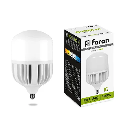 Лампа светодиодная LED 40вт Е27/Е40 белый FERON LB-65 25819