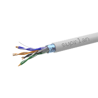 Витая пара FTP 4 пары AWG 25 Cat.5e внутренняя Cu Light (FTP 4x2x0,44 5e In/Cu) SUPRLAN 01-1004