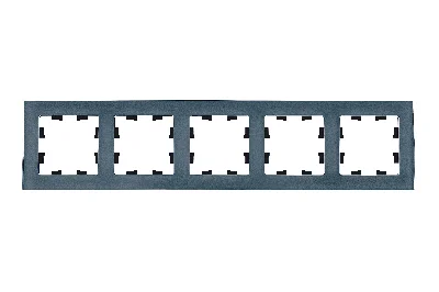 ATLASDESIGN NATURE 5-постовая РАМКА, НАТУРАЛЬНОЕ СТЕКЛО, ГРИФЕЛЬ Systeme Electric ATN360705