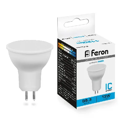 Лампа светодиодная LED 13вт 230в G5.3 дневной FERON LB-960 38190