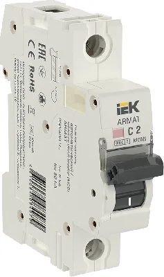 ARMAT Выключатель автоматический однополюсный C 2А M06N IEK AR-M06N-1-C002