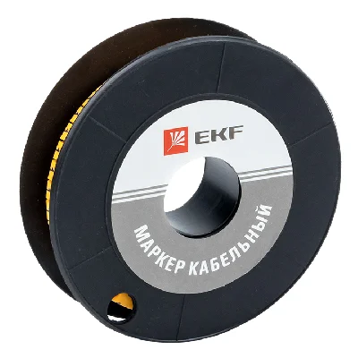 Маркер кабельный 2.5кв.мм 1 (1000ед) (ЕС-1) EKF plc-KM-2.5-1